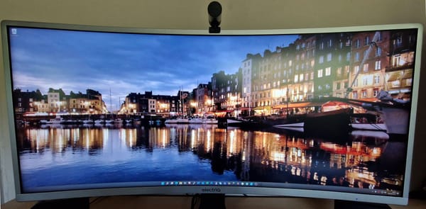 ElectriQ 35" Ultrawide 100Hz Curved Gaming monitor